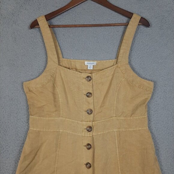 Sundance Yellow Sleeveless Sundress Midi - Picture 3 of 16